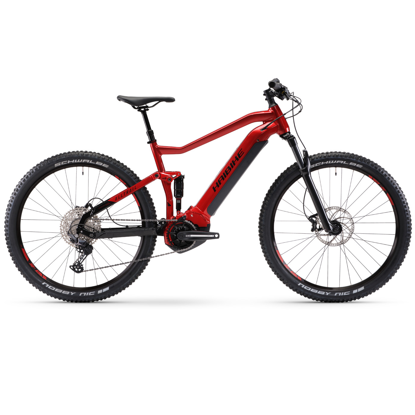 Picture of Haibike AllTrail 5 i630Wh - 29&quot; Electric Mountain Bike - 2022 - dynamite red/black - gloss