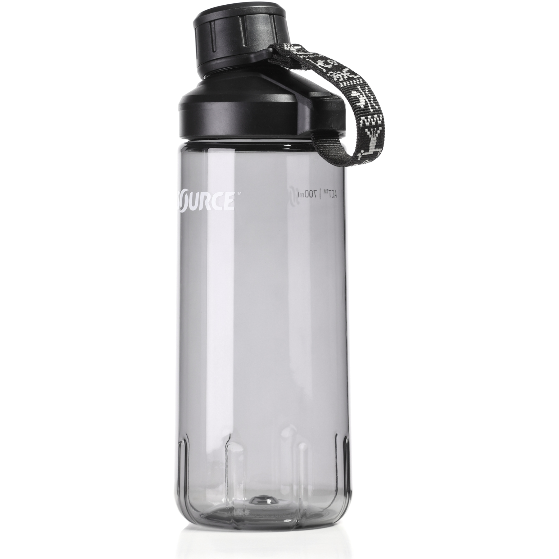 Produktbild von Source Act Tritan Clickseal Trinkflasche - 0.7L - storm grey / strap inca
