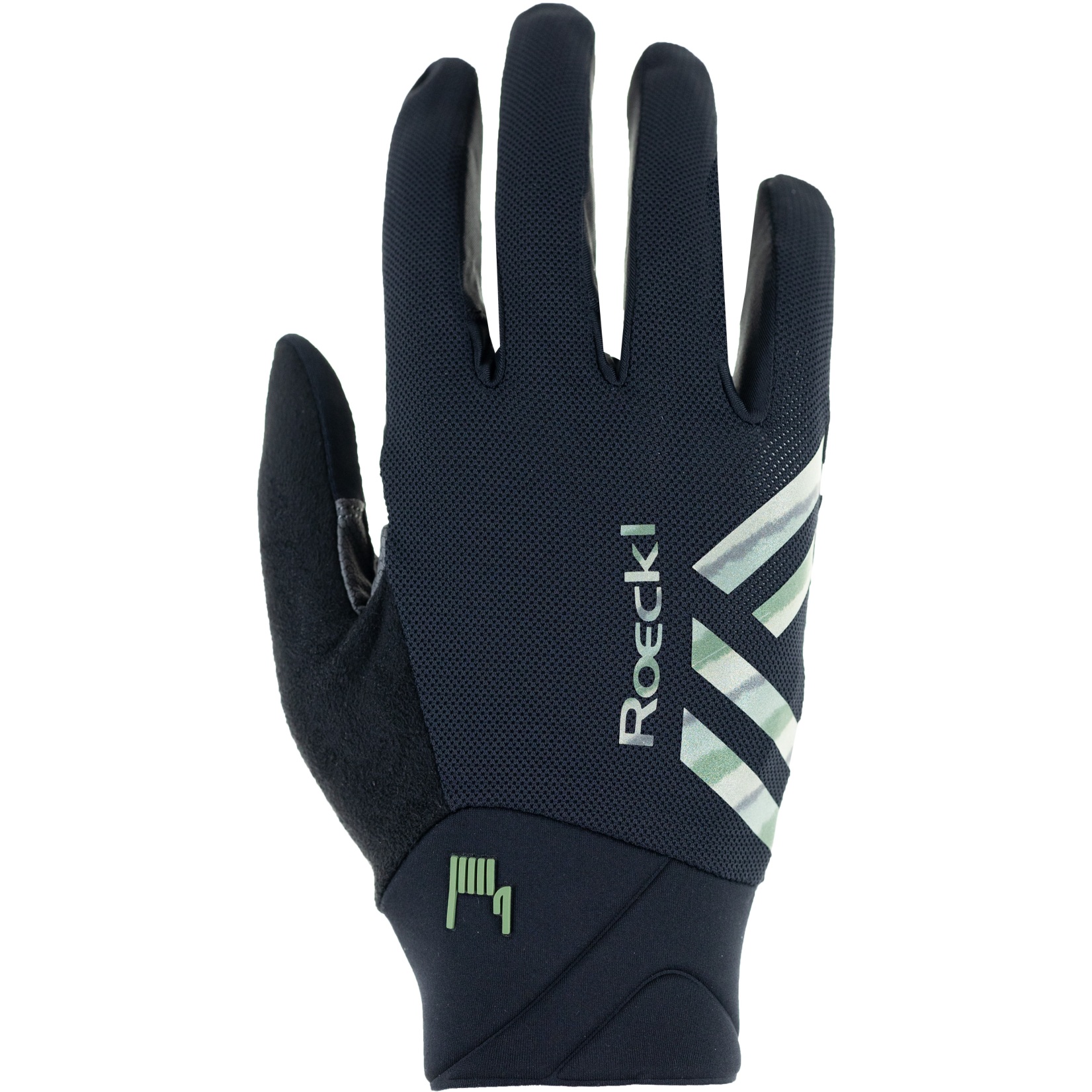 Produktbild von Roeckl Sports Morgex 2 Fahrradhandschuhe - black/green eye 9065