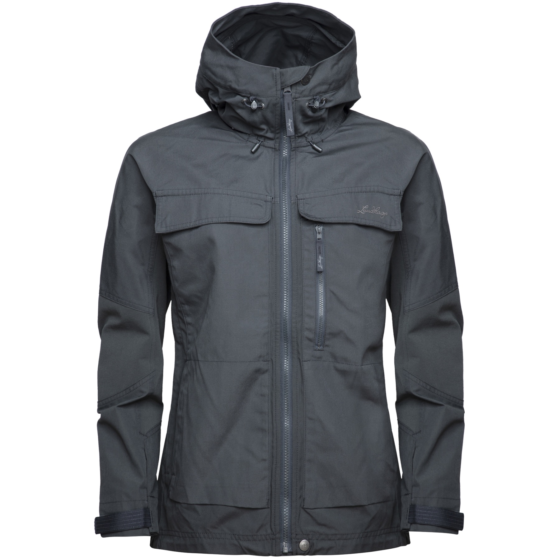Picture of Lundhags Authentic Women&#039;s Hiking Jacket - Charcoal 890