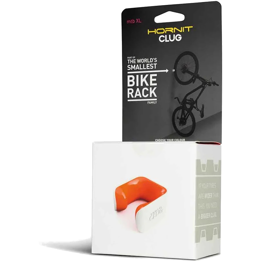 Hornit CLUG MTB XL Wall Rack (58-69mm white-orange