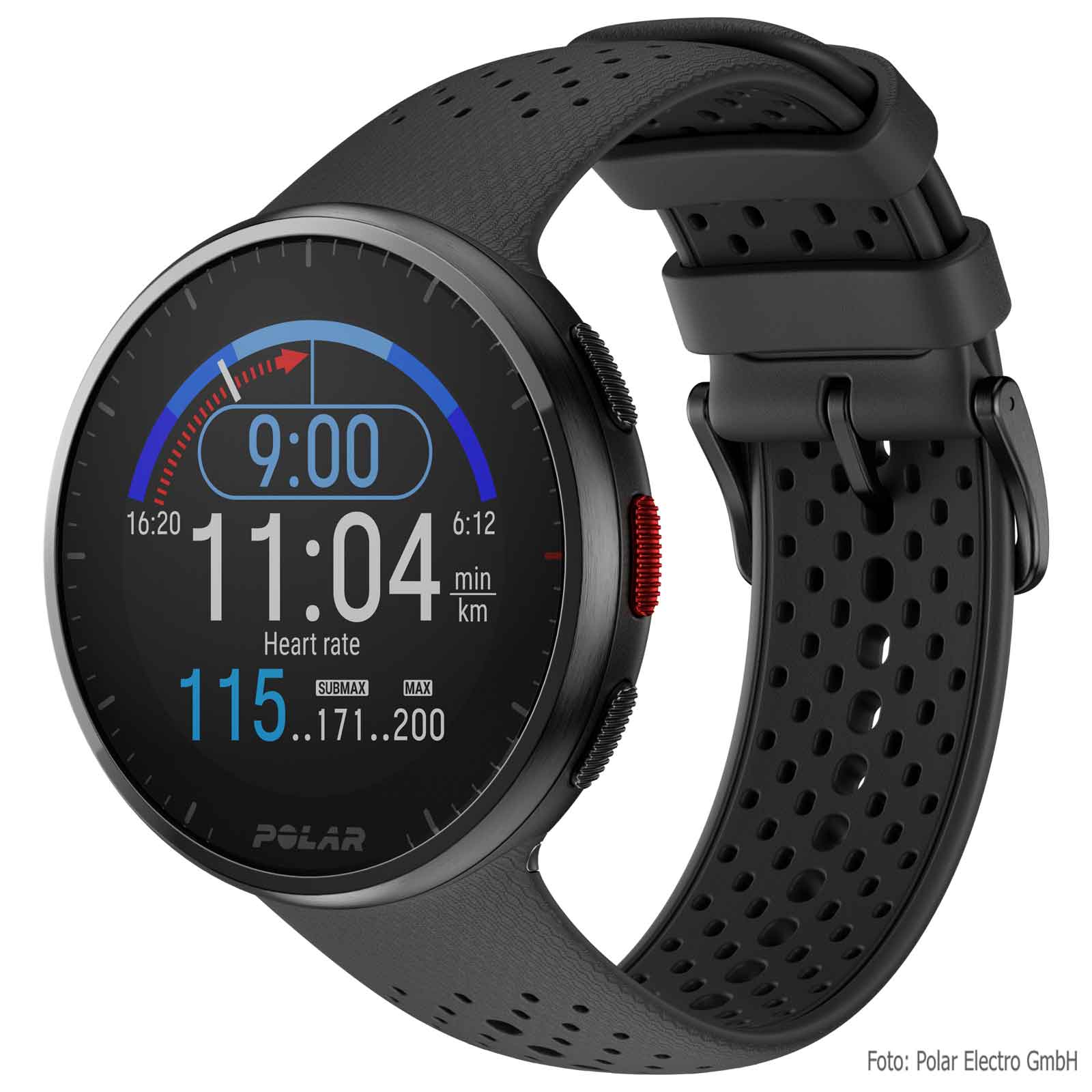 Picture of Polar Pacer Pro GPS Running Watch - Carbon Gray
