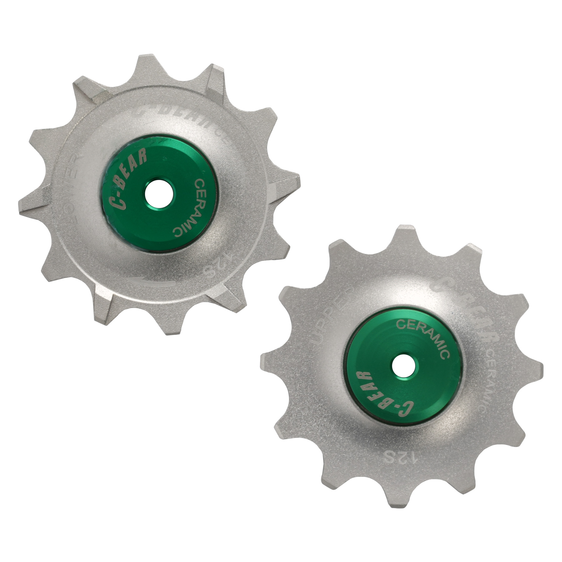 Picture of C-Bear Derailleur Pulleys - Alu | Ceramic Bearings | 12-speed | for SRAM AXS - silver