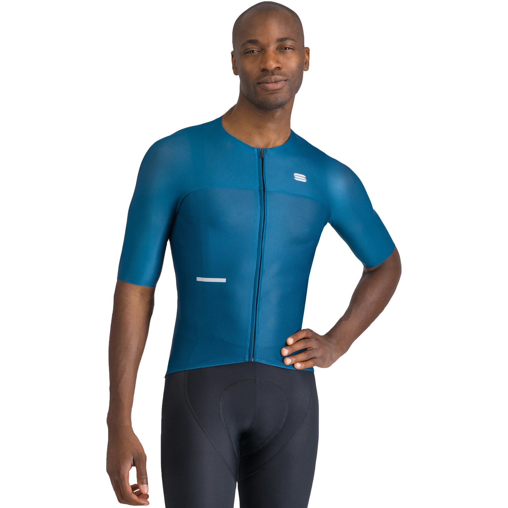 Photo produit de Sportful Maillot Homme - Light - 415 Teal Blue/Navy