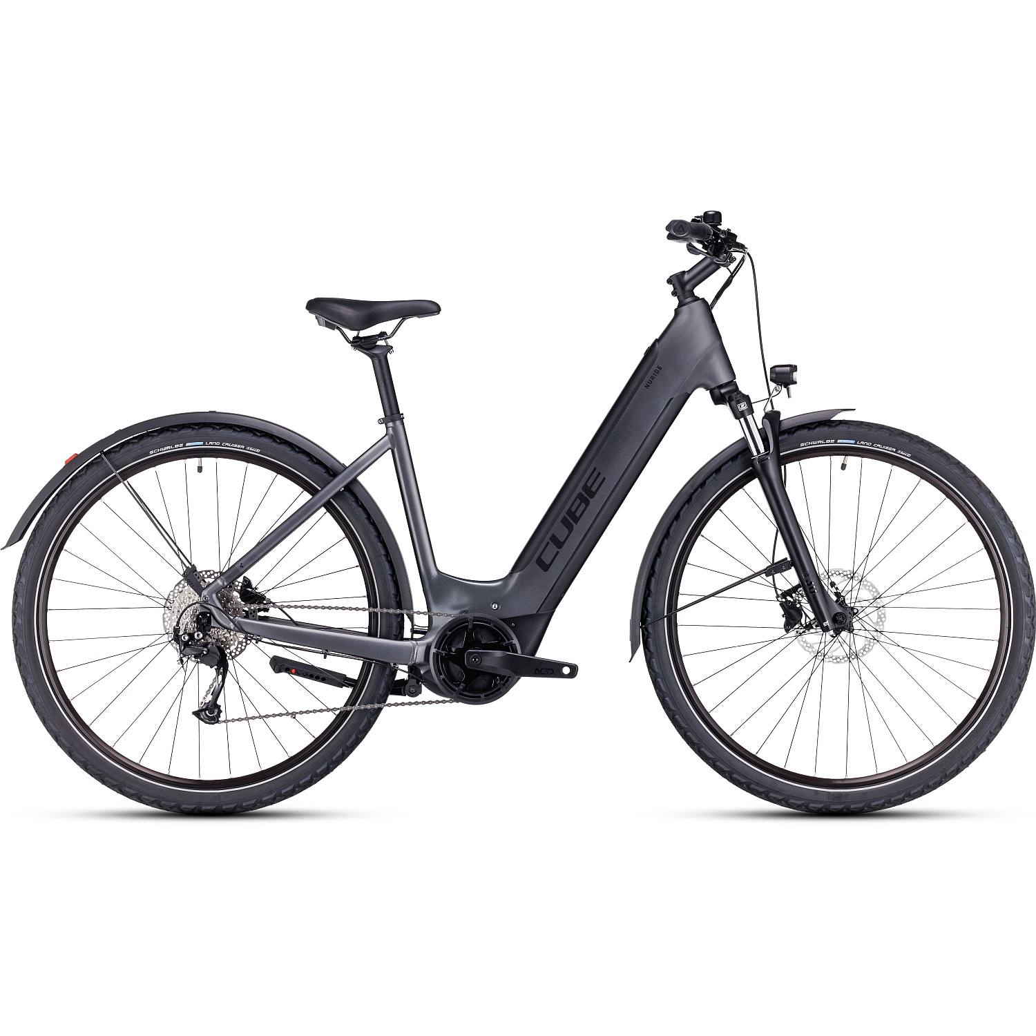 Image de CUBE Vélo Électrique Easy Entry - NURIDE HYBRID Performance 625 Allroad - 2023 - graphite / black