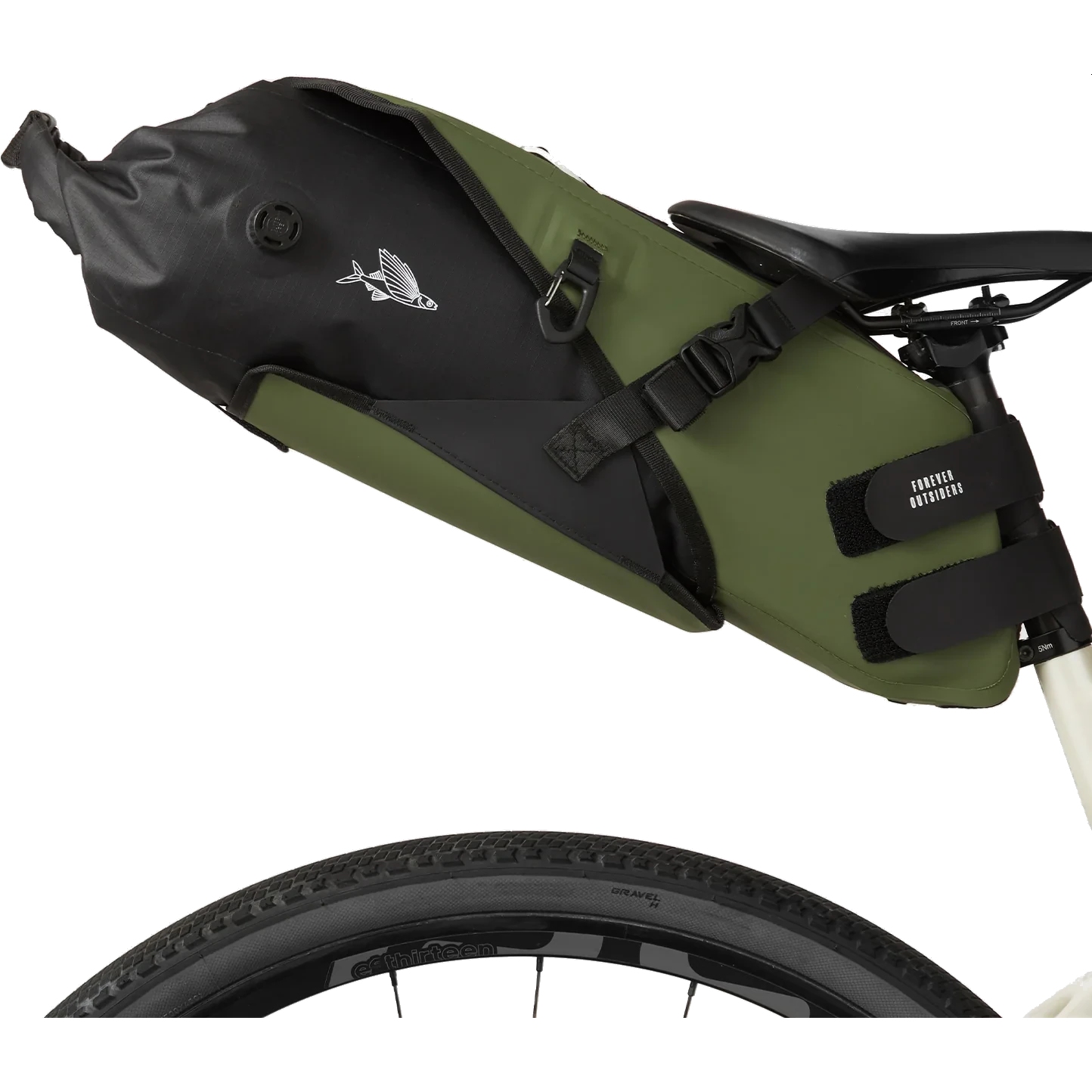 Café du Cycliste Bolsa de Sillín Bike Packing khaki BIKE24