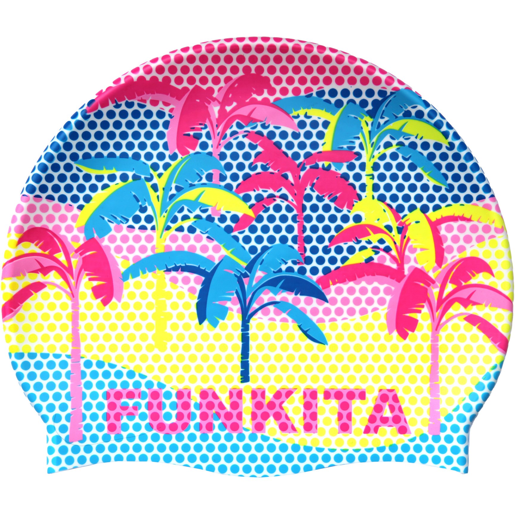 Produktbild von Funkita Silikon Badekappe - Poka Palm