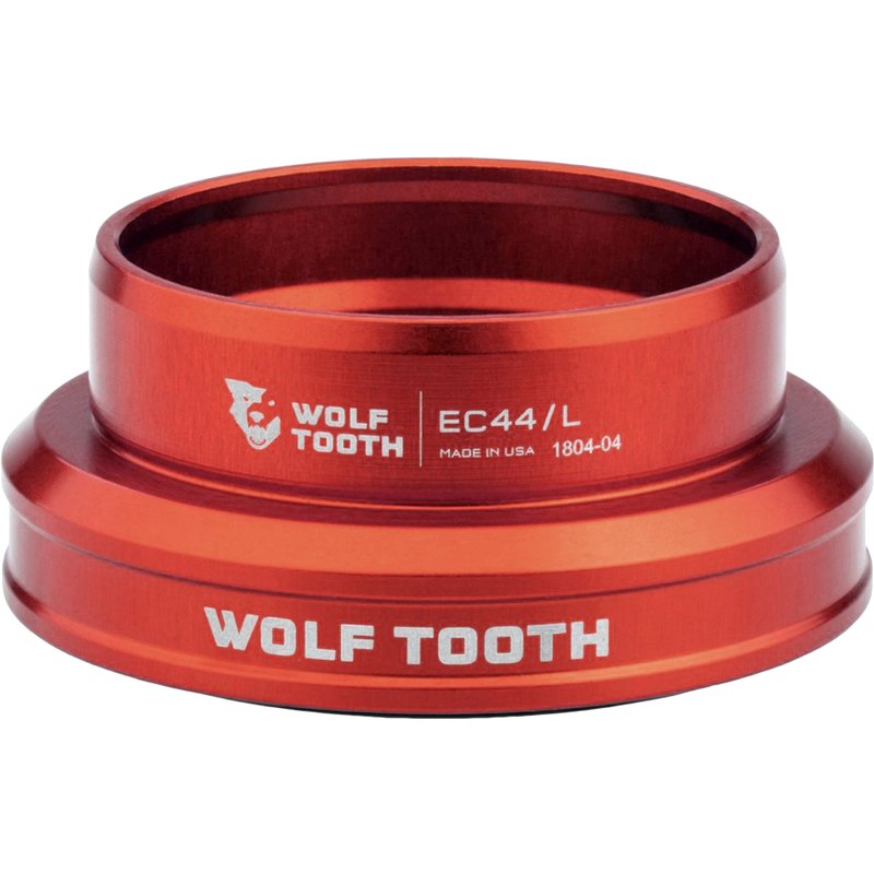 Produktbild von Wolf Tooth Precision EC Steuersatz Unterteil - EC44/40 - rot