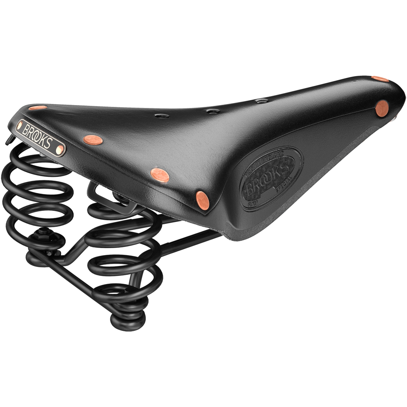 Picture of Brooks Flyer Special Bend Leather Saddle - black