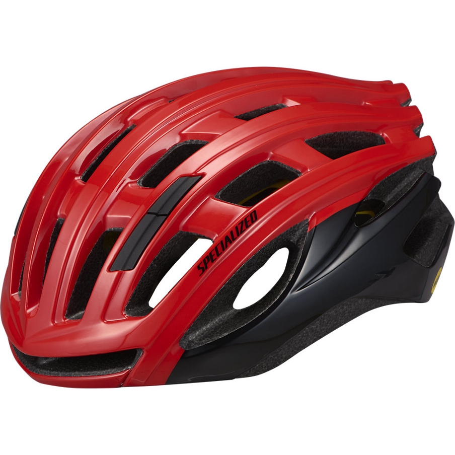 Picture of Specialized Propero III Road Helmet - Flo Red/Tarmac Black