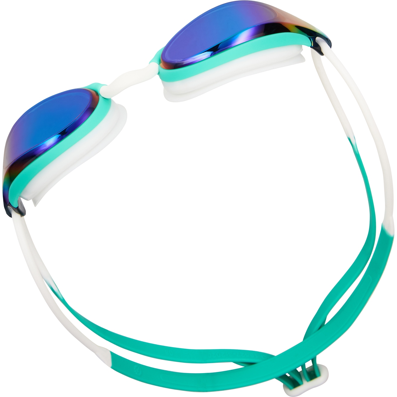 Zoggs Fusion Air Titanium Swimming Goggles - Mirrored Green