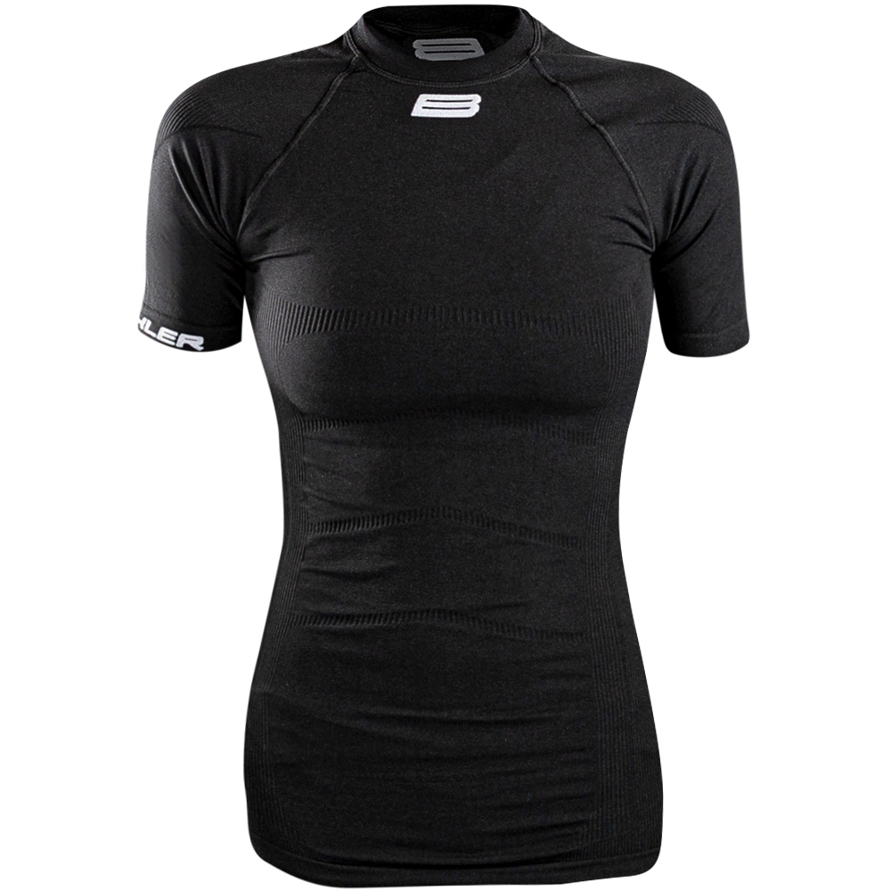 Produktbild von Biehler Seamless Pro Damen Kurzarm-Unterhemd - schwarz