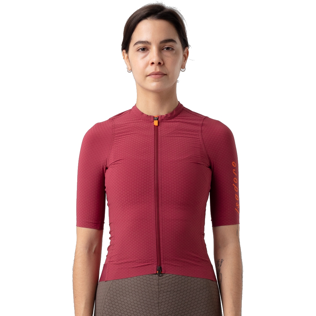 Picture of Isadore Echelon Aero Cycling Jersey Women - Earth Red