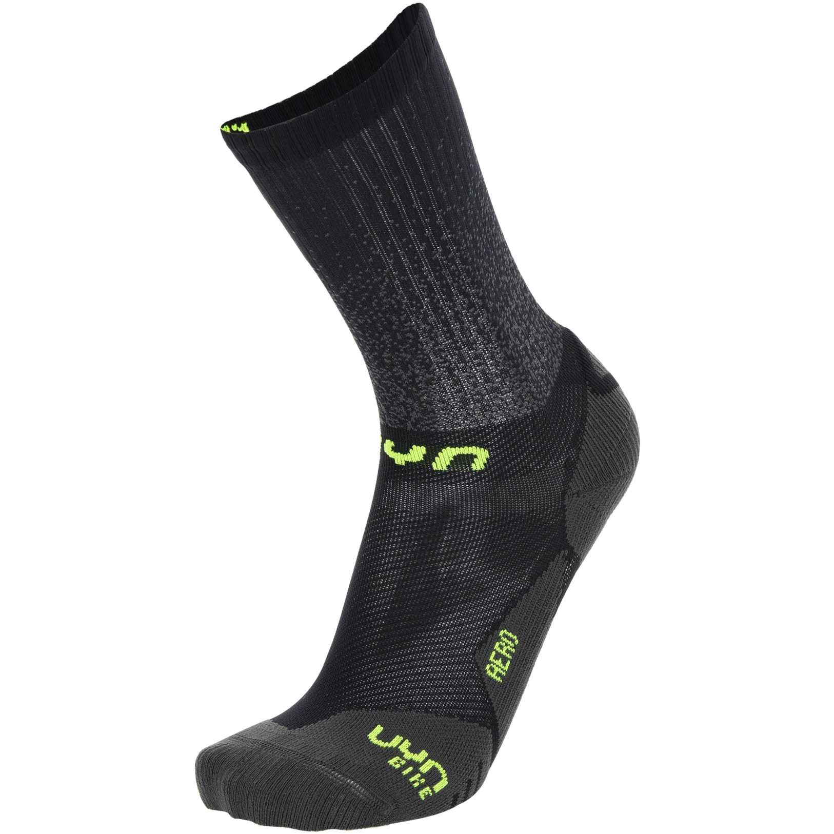Produktbild von UYN Cycling Aero Socken Herren - Black/Lime
