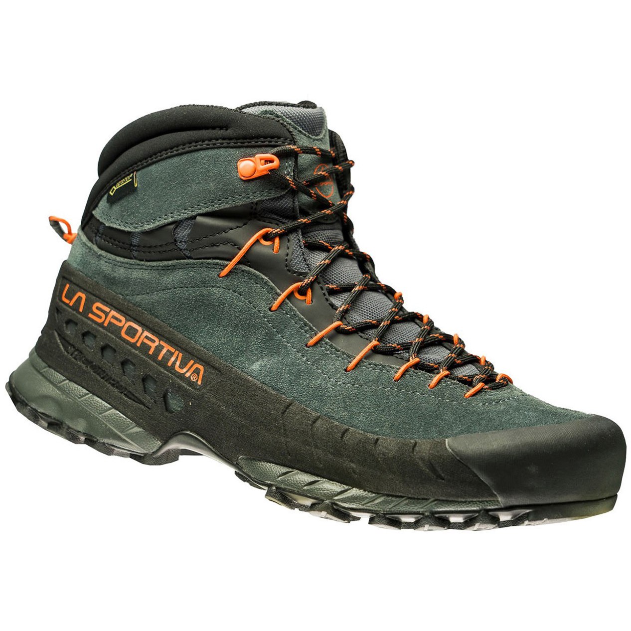 Image of La Sportiva TX4 Mid GTX Approach Shoes - Carbon/Flame