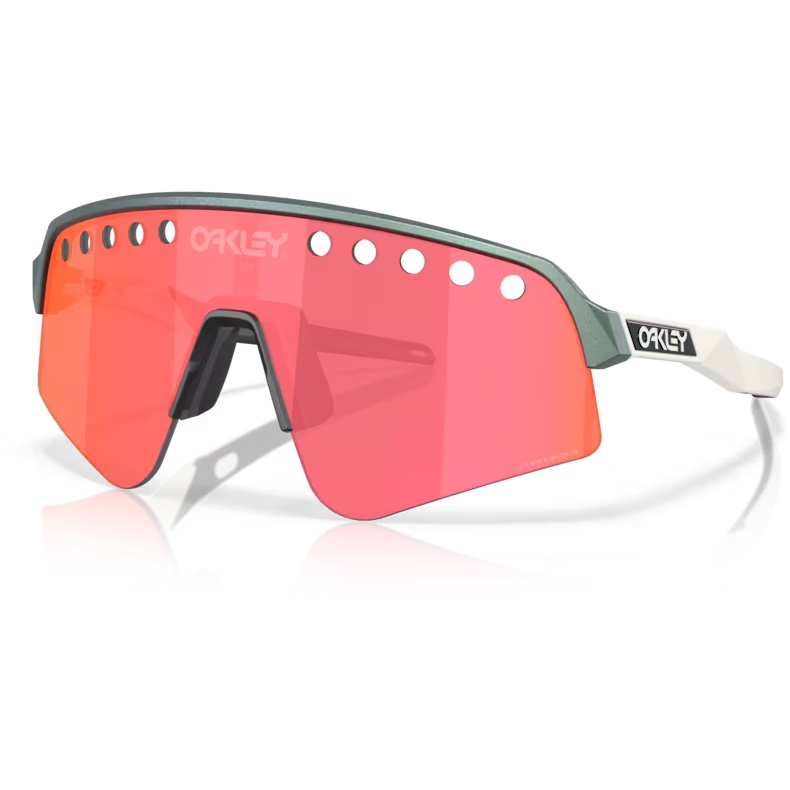 Photo produit de Oakley Lunettes - Sutro Lite Sweep - Pacific Trail Collection - Matte Silver-Blue Colorshift/Prizm Trail Torch -  OO9465-3139