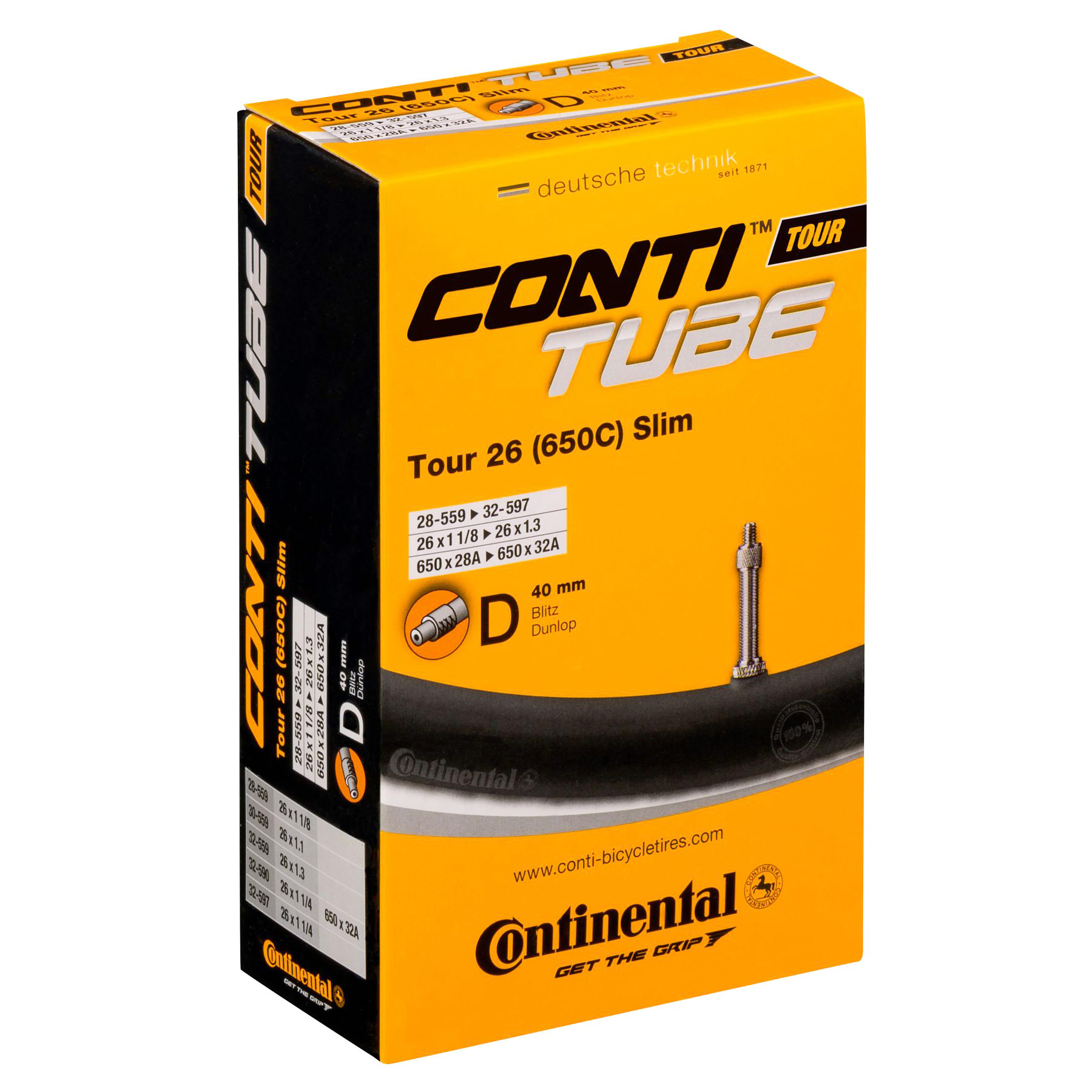 Picture of Continental Tour Inner Tube - 26&quot; | Slim