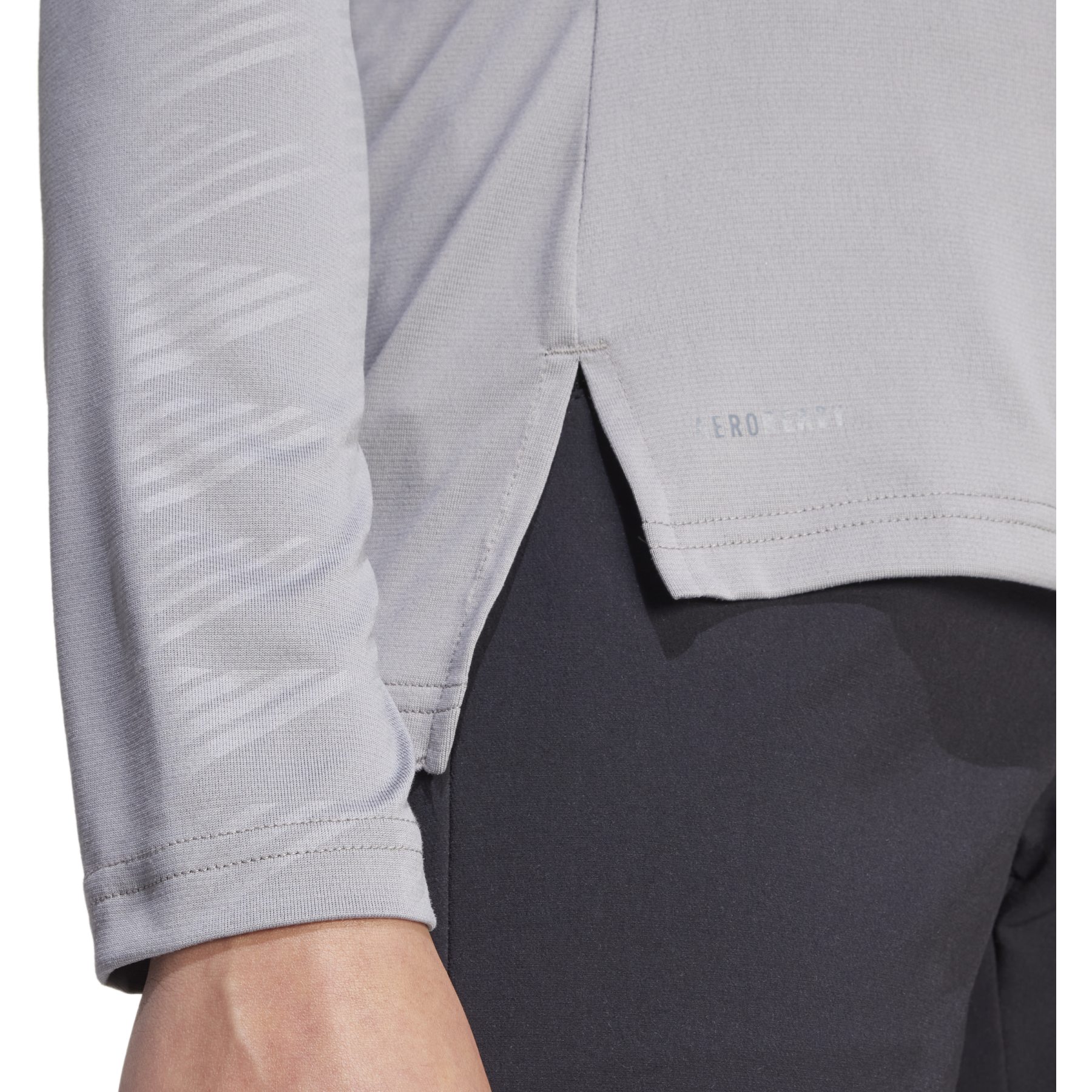 adidas TERREX Multi Half-Zip Long-Sleeve Top Women - solid grey