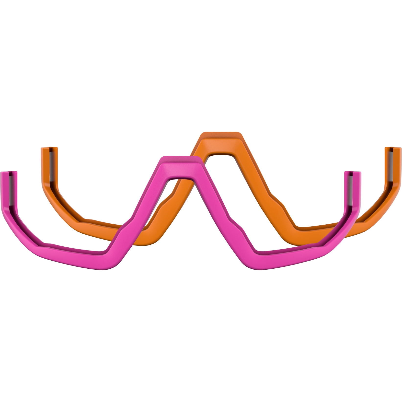 Produktbild von Bliz Fusion Jawbones Package - Neon Pink + Orange