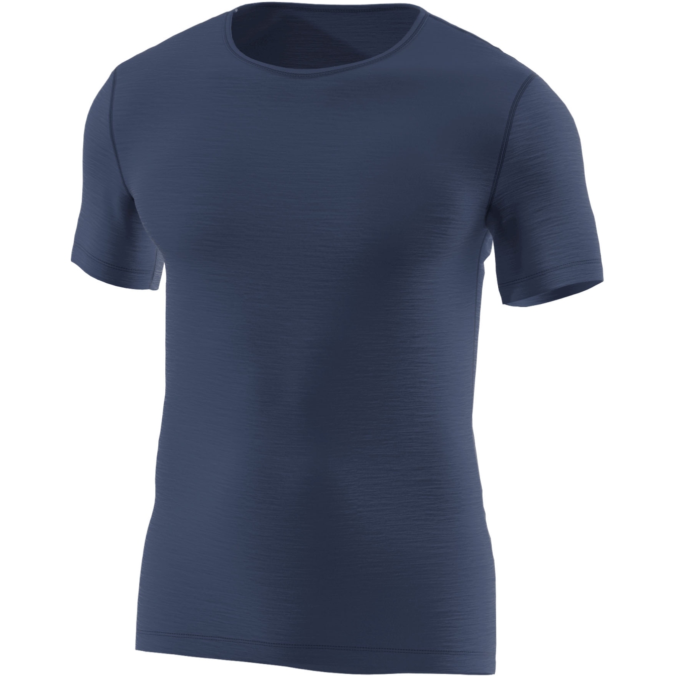 Bild von Löffler Merino Light Kurzarm-Unterhemd Herren - dunkelblau 495