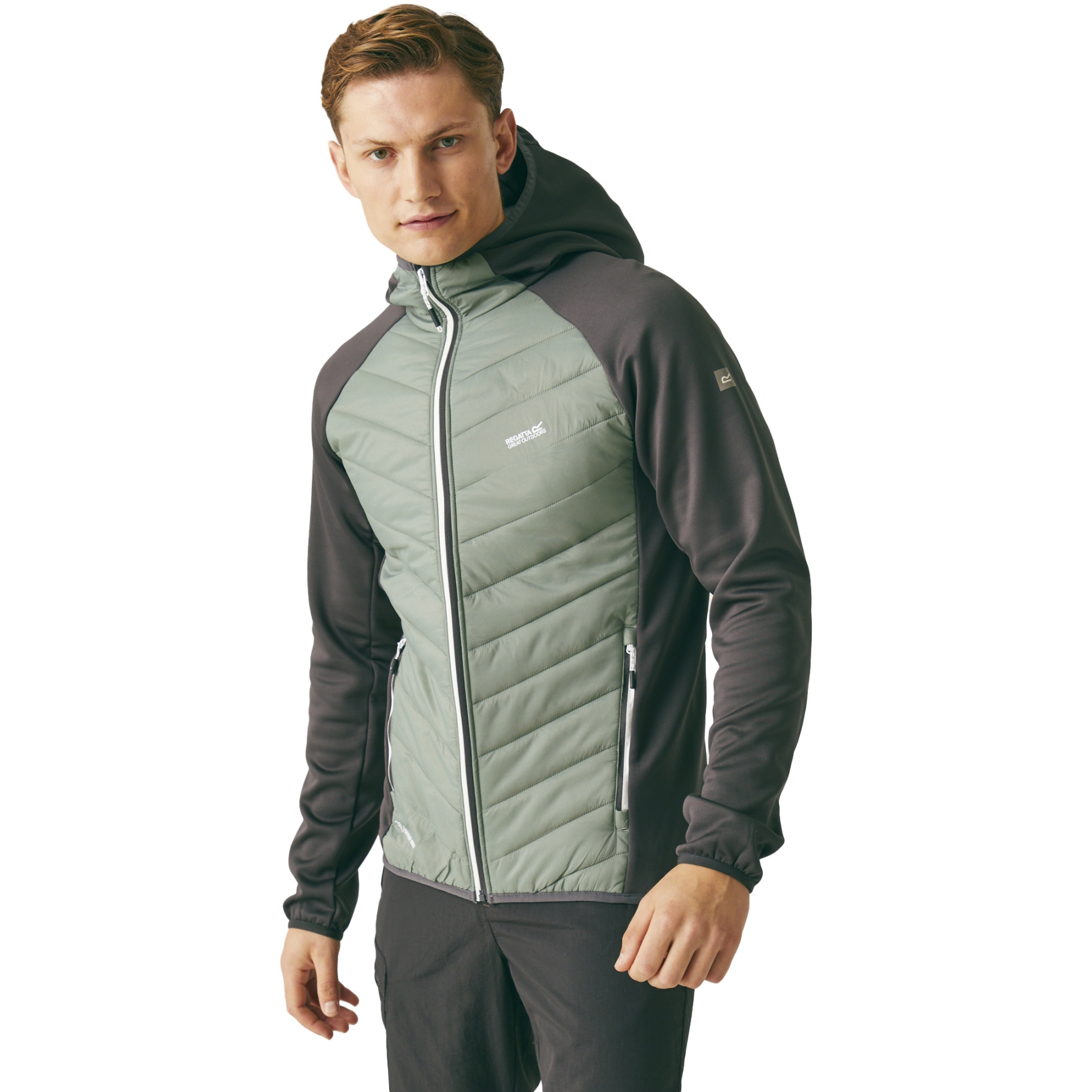 Produktbild von Regatta Andreson VIII Hybrid Jacke Herren - Agave Green/Ash XZR