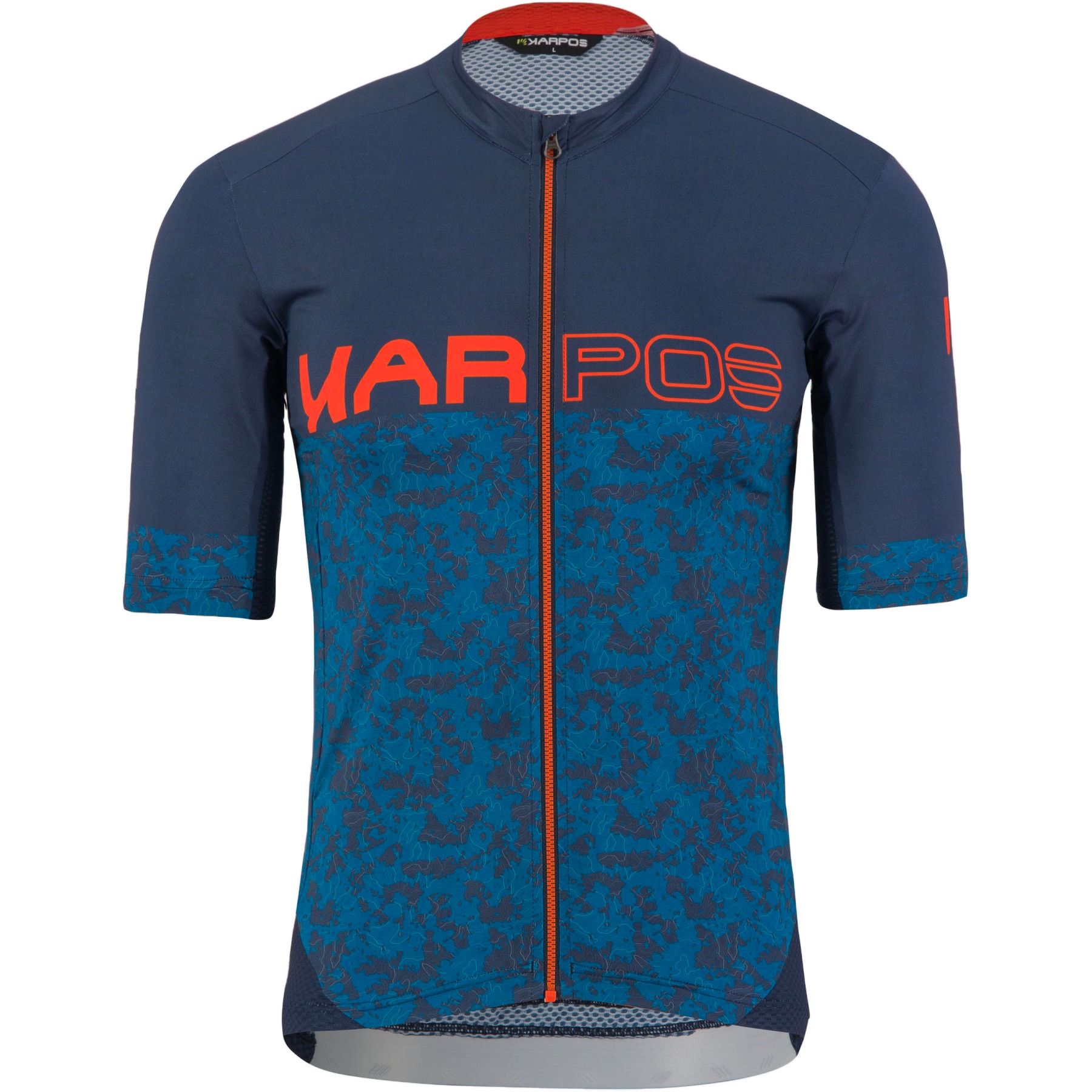 Picture of Karpos Jump Short Sleeve Jersey - outer space/moroccan b./tang.tango
