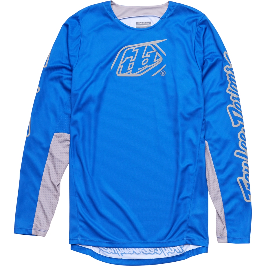 Produktbild von Troy Lee Designs GP Pro Langarmtrikot Herren - Icon Blue/Silver