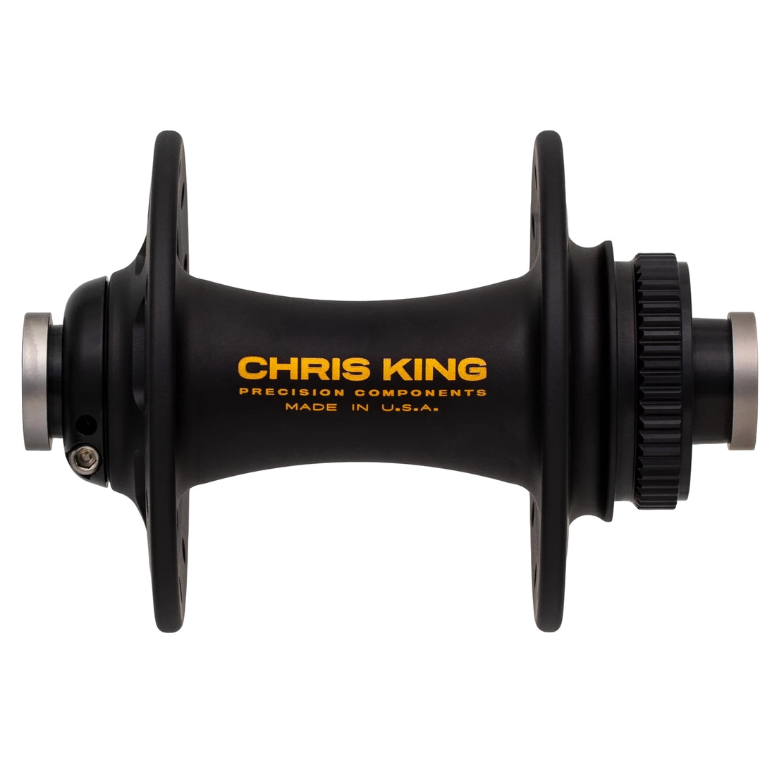 Productfoto van Chris King R45D Front Hub - Centerlock - 12x100mm - Two Tone Black / Gold