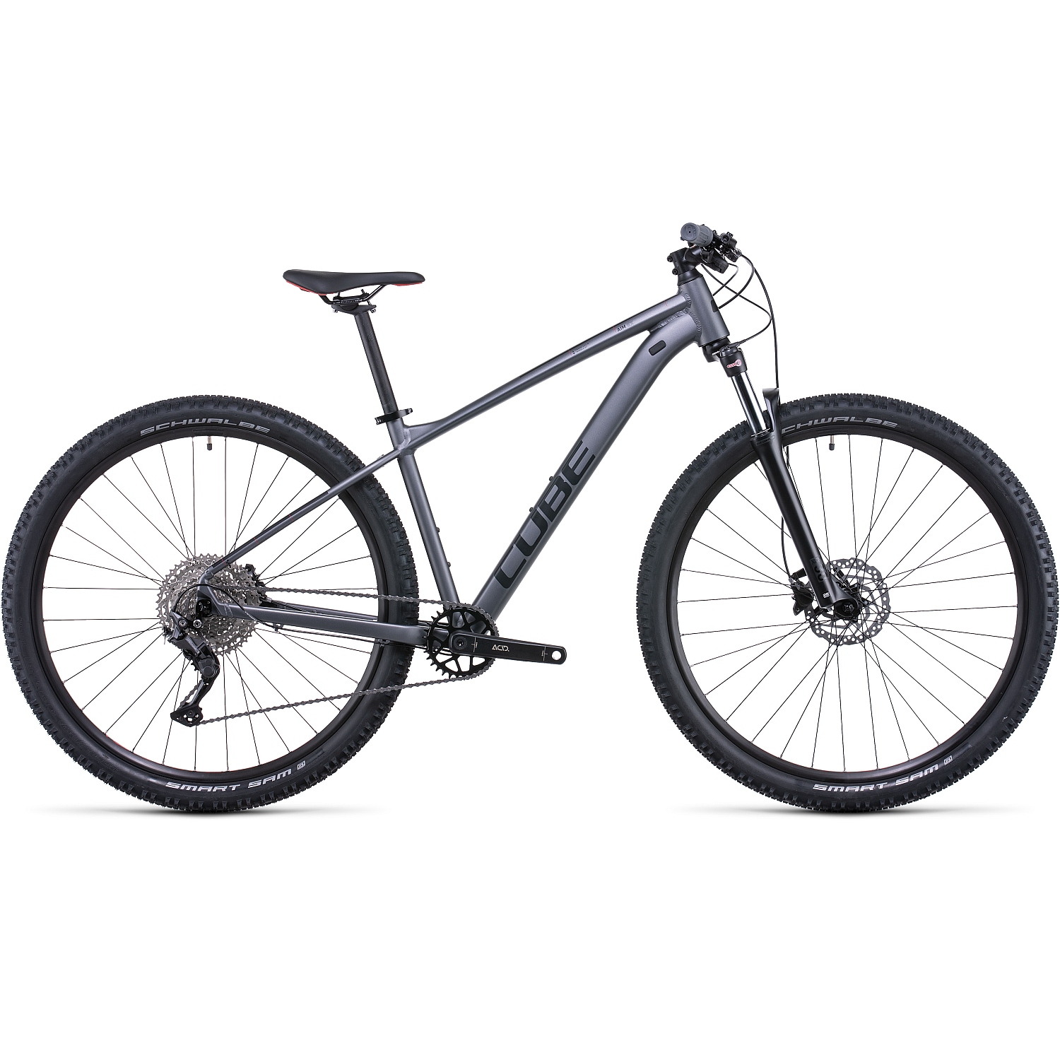 Kuva tuotteesta CUBE AIM EX - Mountainbike - 2022 - grey/red