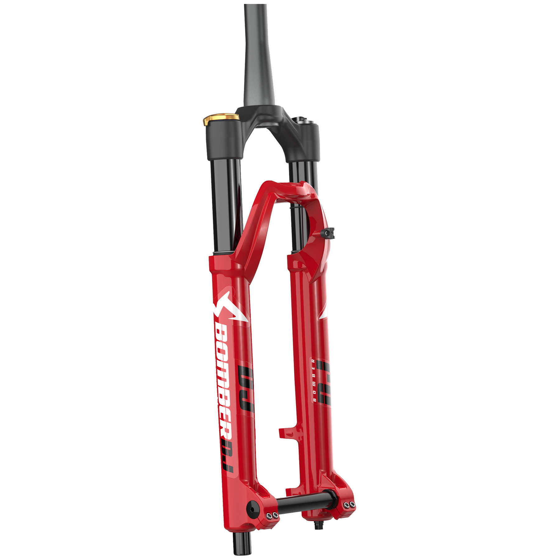 Image of Marzocchi Bomber DJ Suspension Fork - 26" | 100mm | 37mm Offset | Tapered - 20x110mm - red