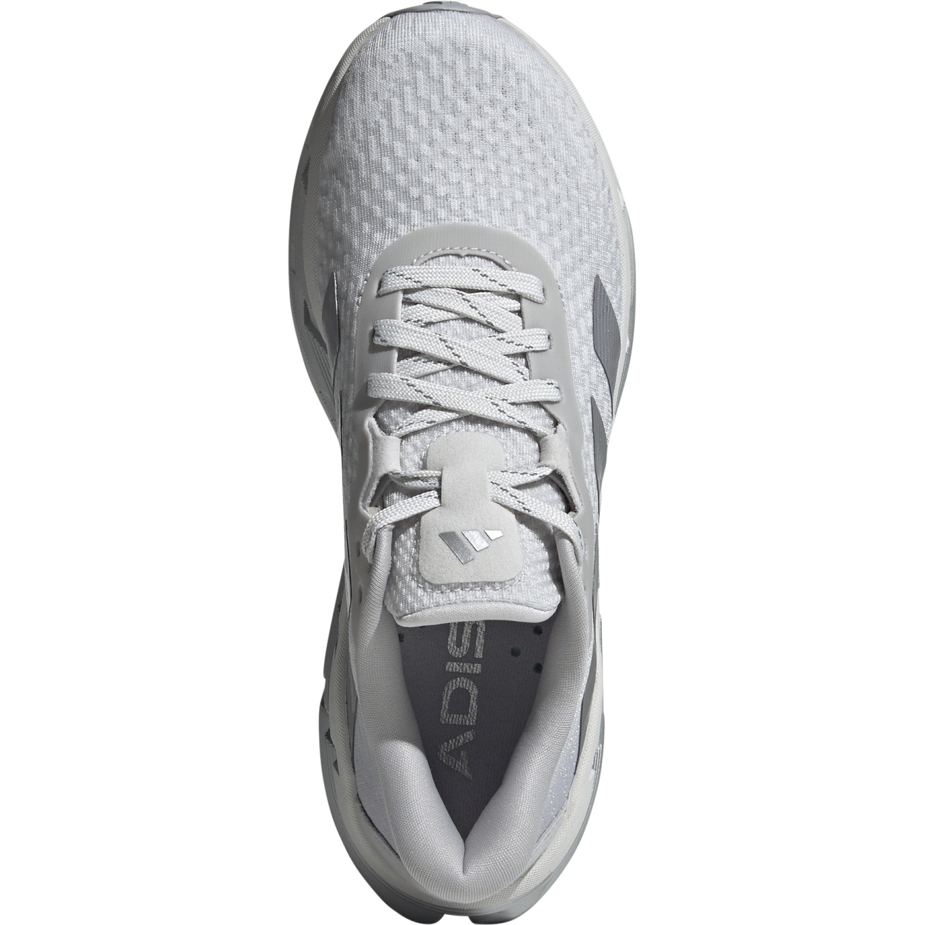 Gray adidas running shoes womens on sale