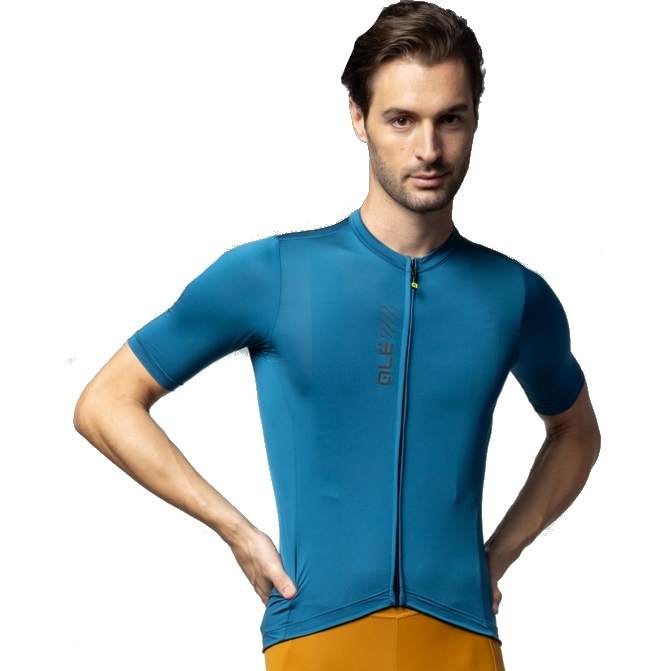 Produktbild von Alé PRAGMA Color Block Kurzarm-Trikot Herren - lagoon