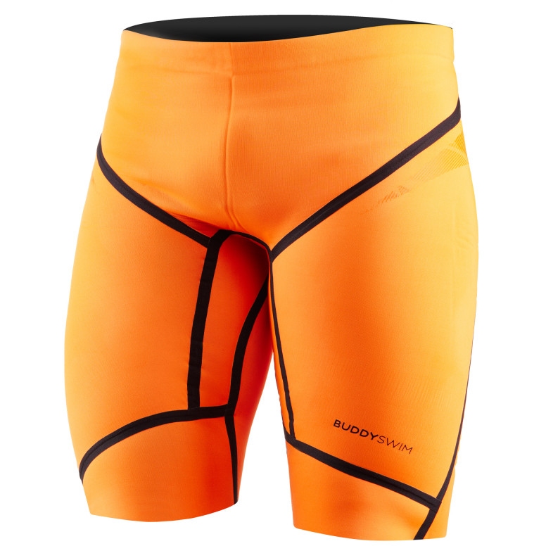 Picture of Buddyswim Trilaminate Warmth 5/3mm Neoprene Floating Shorts - orange