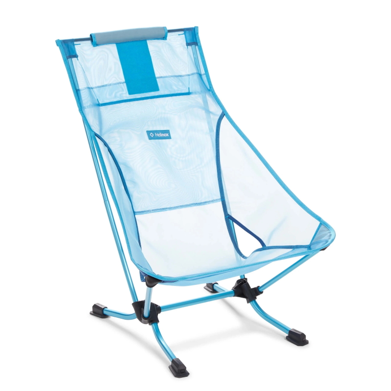 Photo produit de Helinox Chaise de Camping - Beach Chair - Blue Mesh / Cyan Blue
