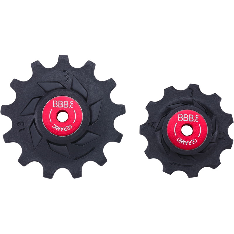 Produktbild von BBB Cycling Rollerboys Ceramic Schaltungsrädchen Shimano GRX 11/13 Zähne BDP-18