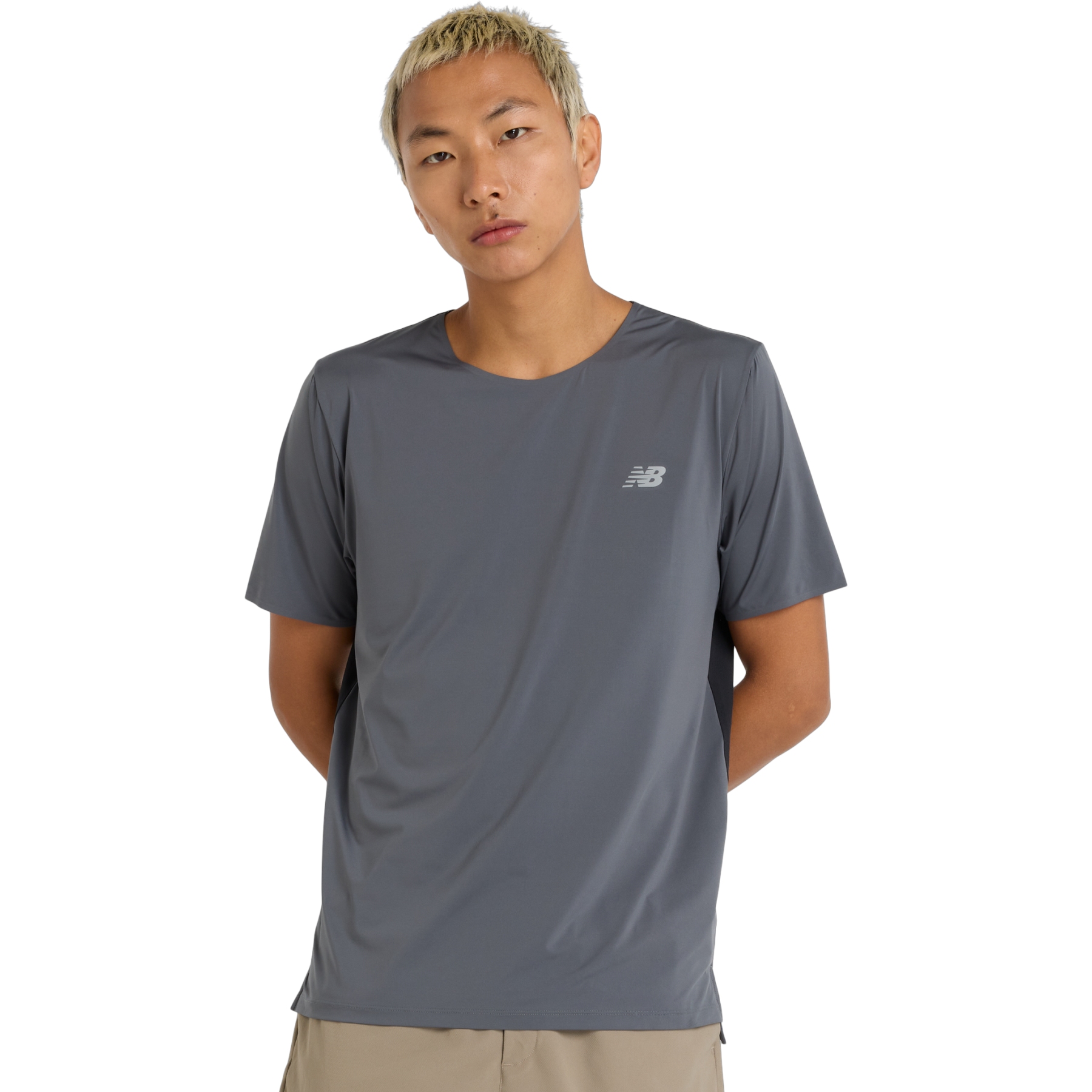Produktbild von New Balance Race Day T-Shirt Herren - Graphite