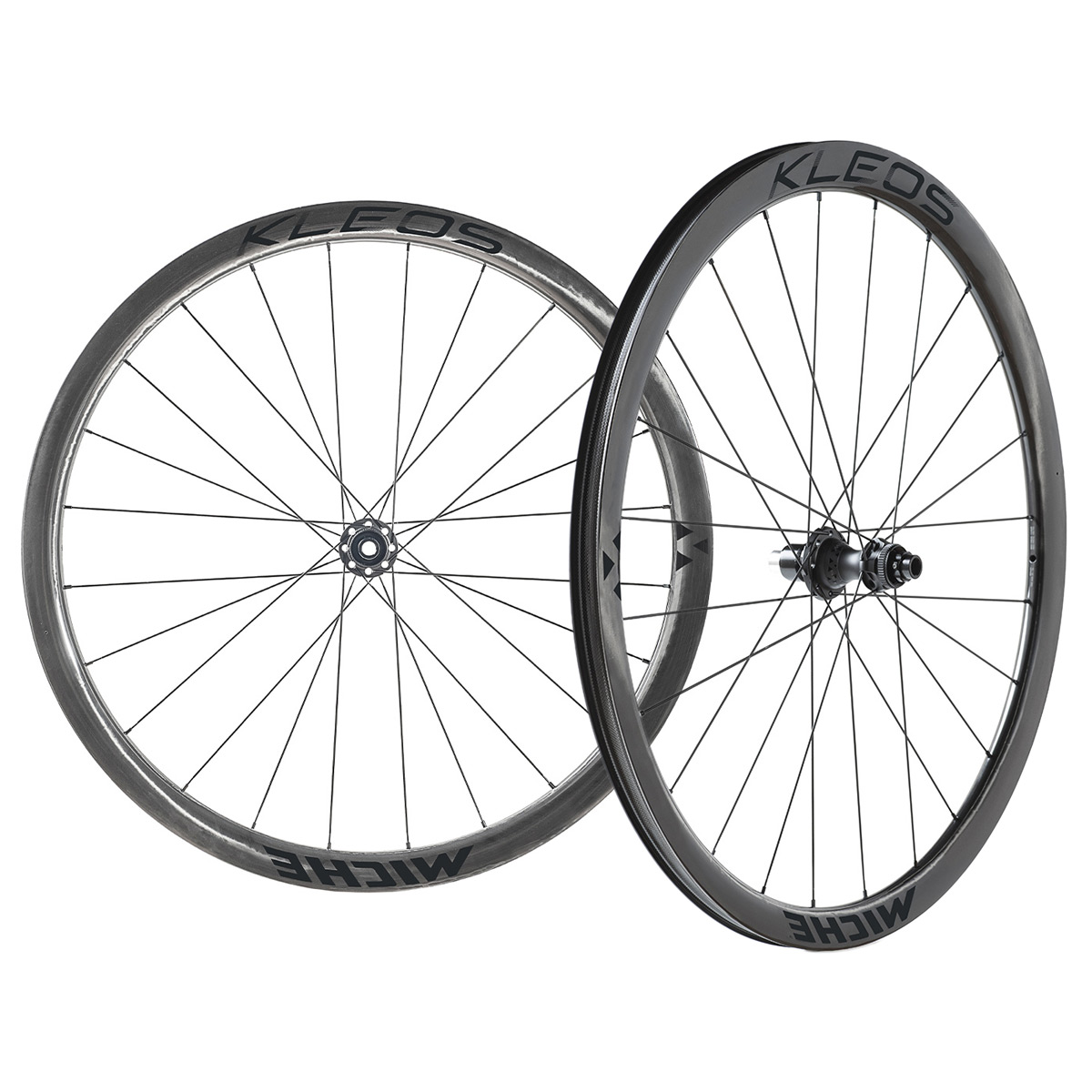 Produktbild von Miche Kleos 36 Laufradsatz - 28&quot; | Carbon | Tubeless | Centerlock - 12x100mm | 12x142mm - Shimano HG L