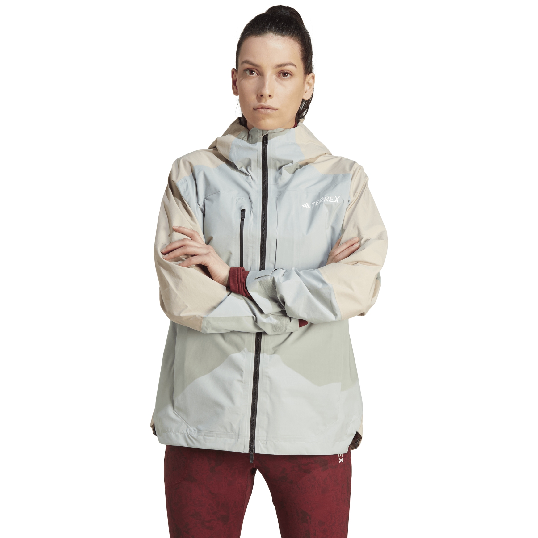 adidas TERREX Xploric RAIN.RDY Hiking Jacket Women - wonder silver ...