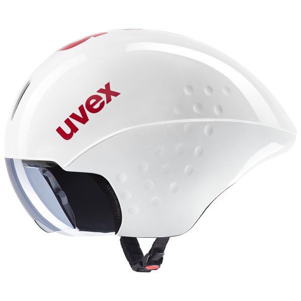 Image of Uvex race 8 Helmet - white/red