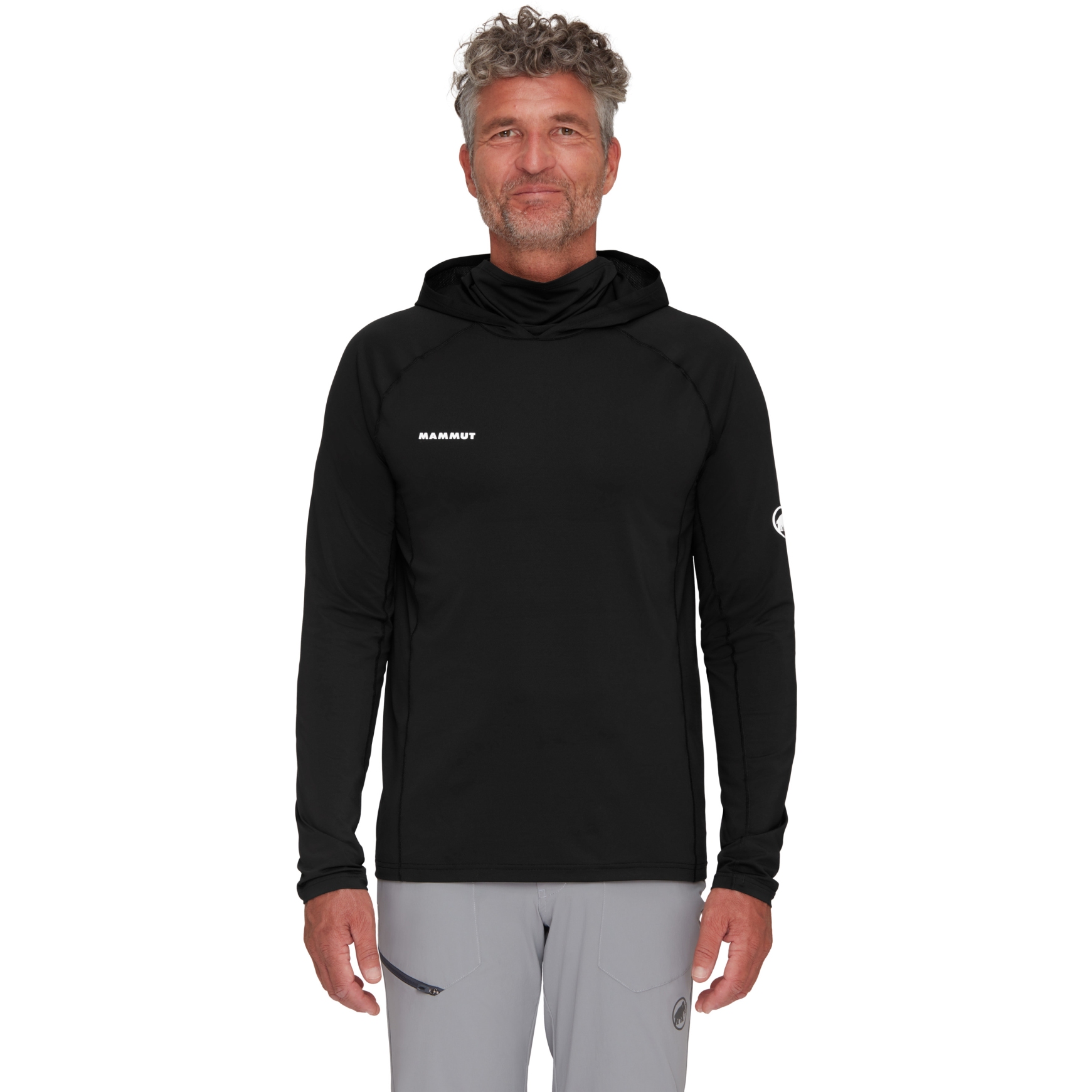 Produktbild von Mammut Selun Sun Kapuzenshirt Herren - schwarz