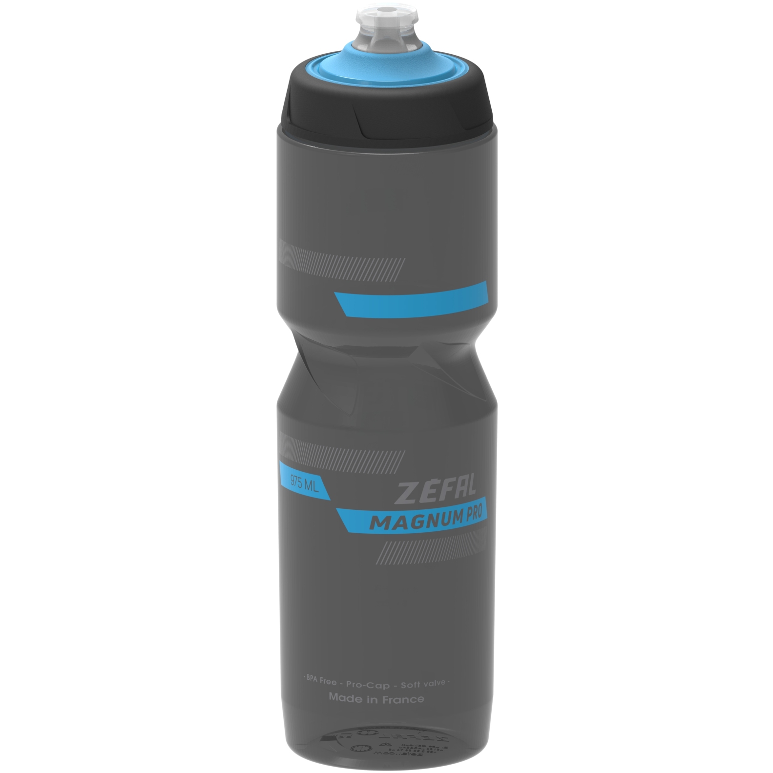 Produktbild von Zéfal Magnum Pro Trinkflasche 975ml - black blue/grey