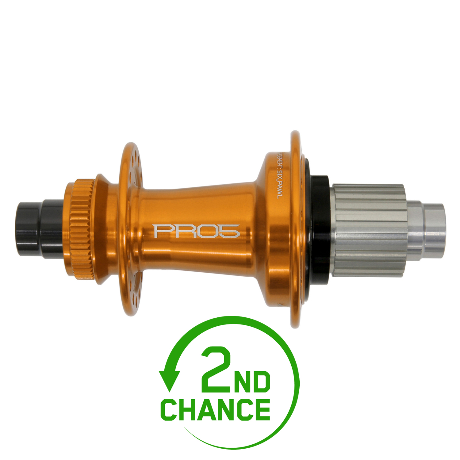 Bild von Hope Pro 5 Hinterradnabe - Centerlock - 12x148mm Boost | Shimano Micro Spline - orange - B-Ware