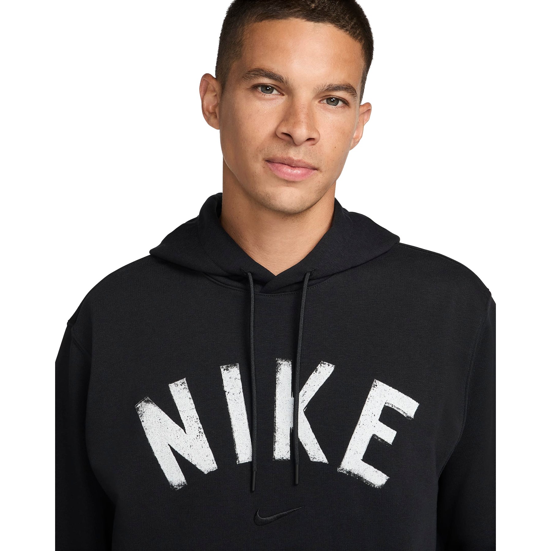 Black nike tick hoodie online