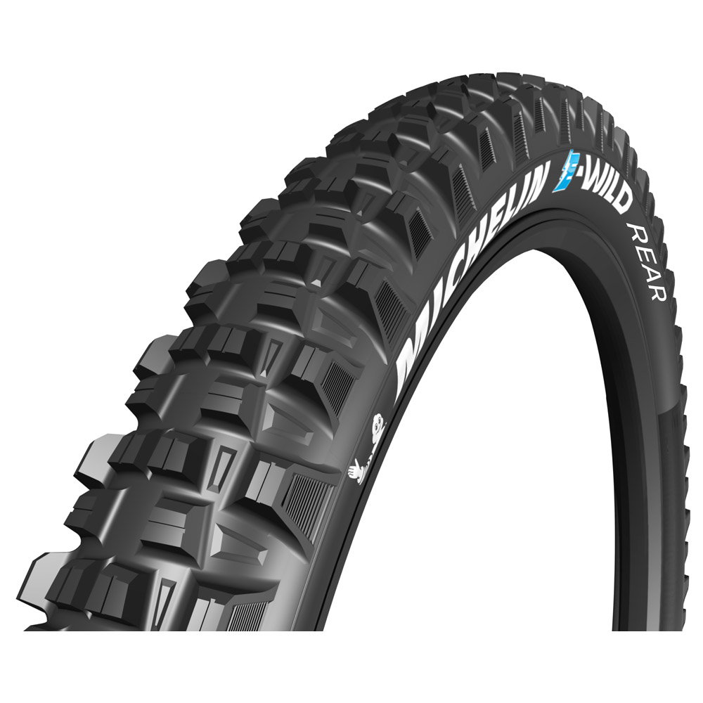 Picture of Michelin E-Wild Rear GUM-X Competition Line - MTB Folding Tire for Rear Wheel - 29x2.60 Inches