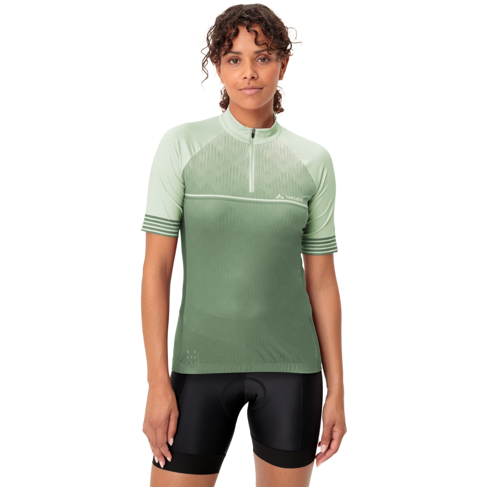 Picture of Vaude Posta Half Zip Tricot II Women - jade