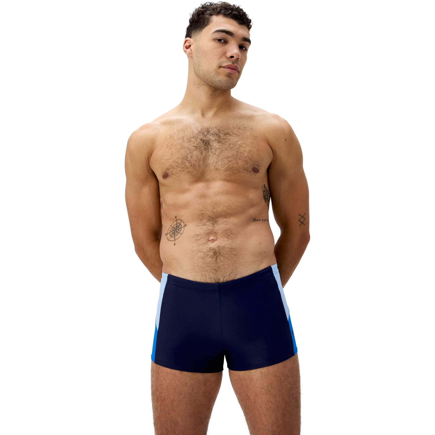 Speedo Bañador Bóxer Hombre - Dive Aquashorts - navy/lagoon blue
