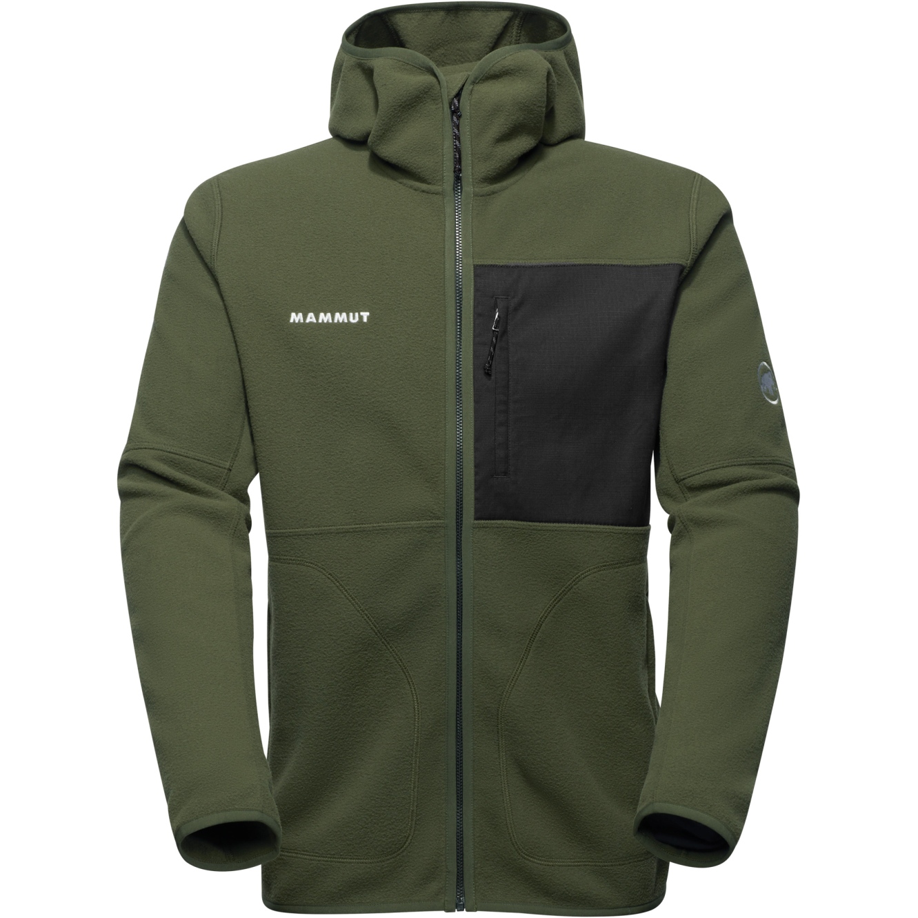 Mammut Tamaro Midlayer Hooded Jacket Men - dark marsh-black | BIKE24