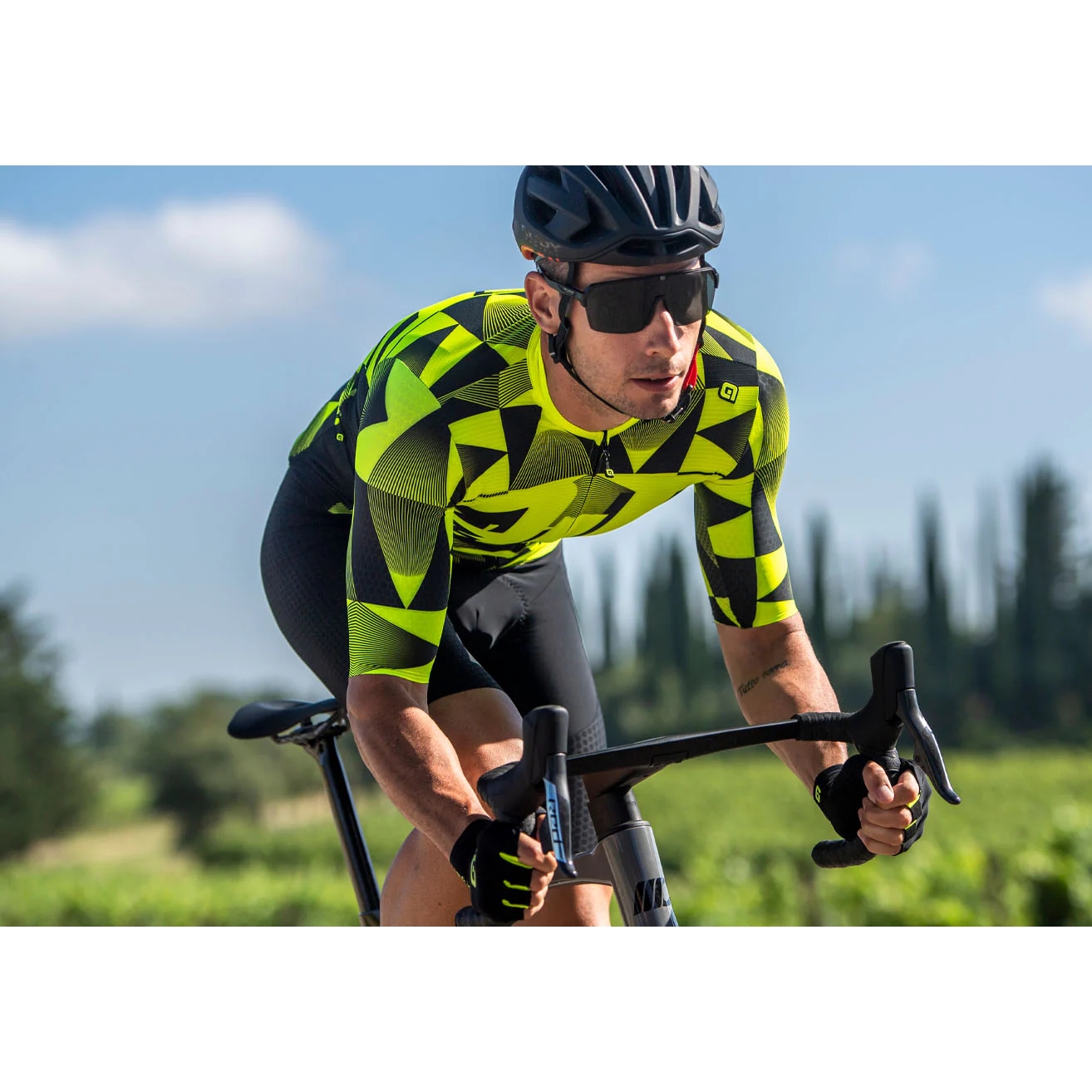 Maglia Al&eacute; Cycling PRR Uomo &ndash; Maniche Corte Rosso &ndash; Taglia Media &ndash; Nuova
