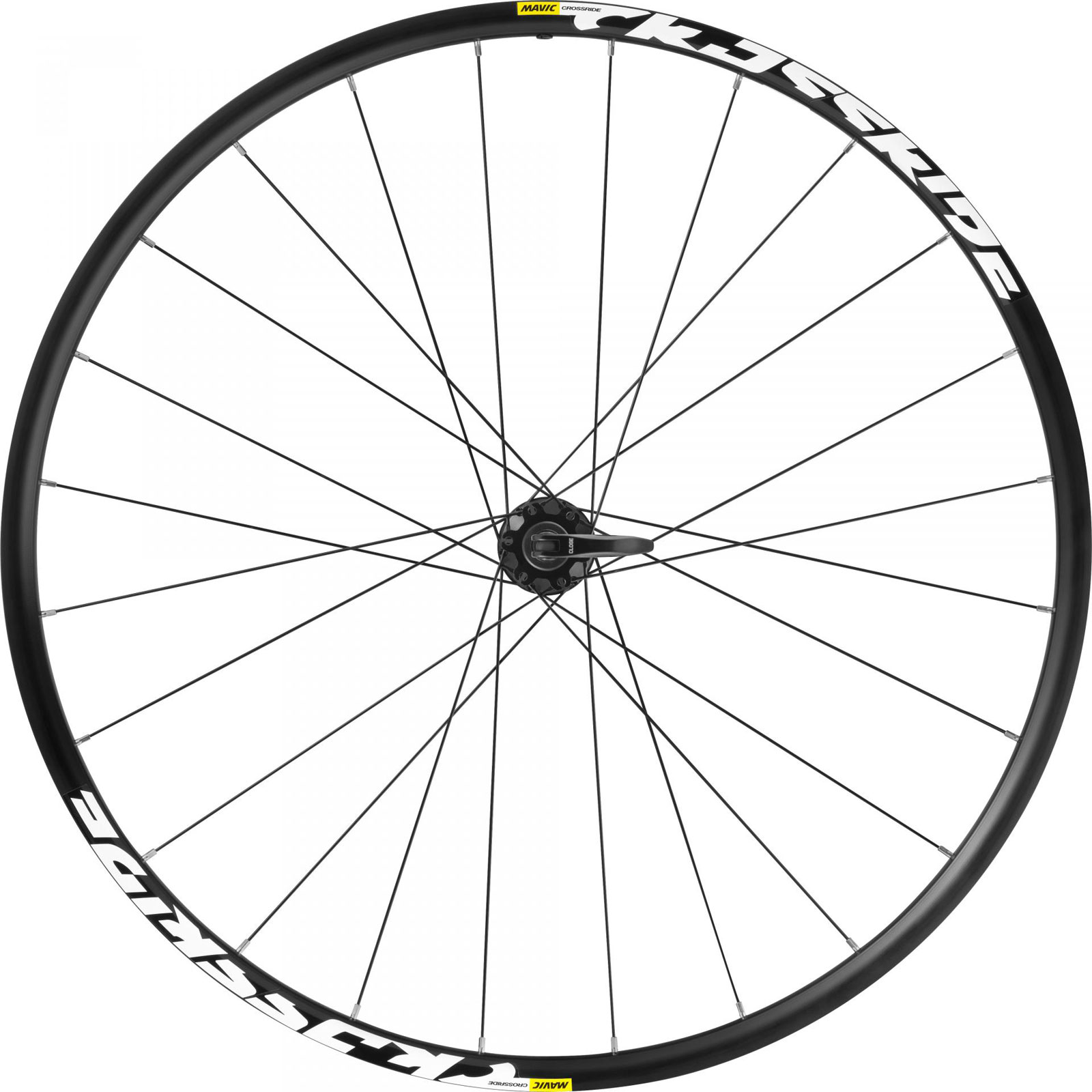 Image of Mavic Crossride FTS-X 26 Rear Wheel - 26" | Aluminum | Clincher | 6-Bolt | QR 135 - HG - black