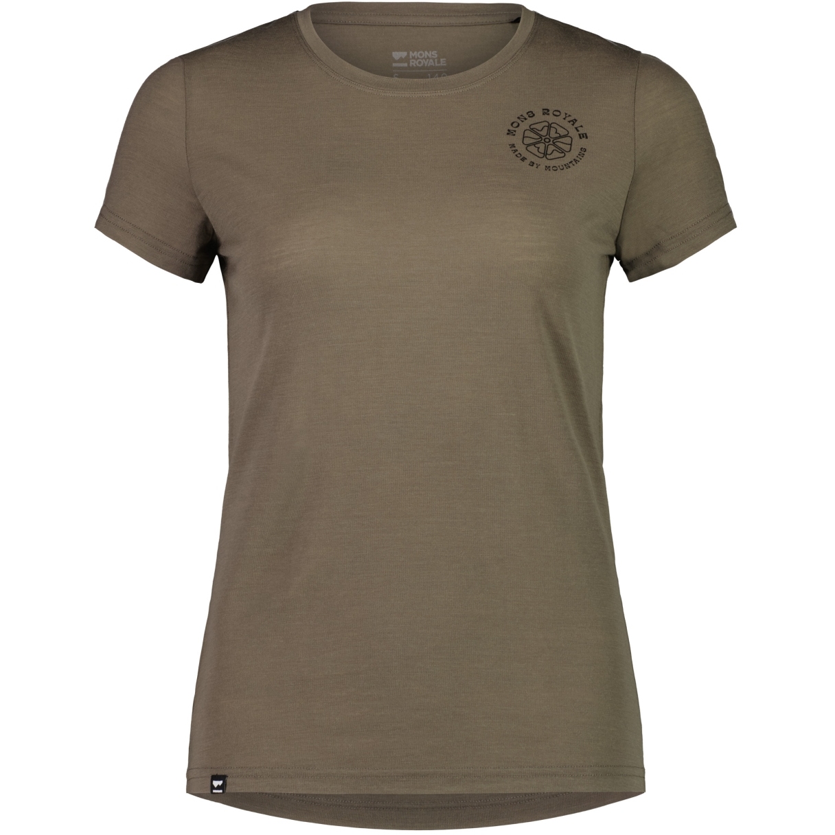 Picture of Mons Royale Icon Merino Air-Con Tee Women - walnut